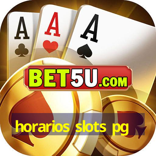 Horarios Slots Pg Proiniciar